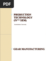 Production Technology (IV Sem)