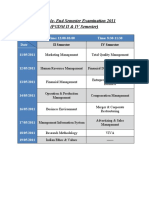 Time Table