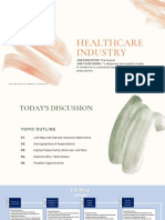 Health Care Industry Quantifying Opportunities