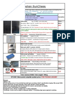 3KW Solar Power System Quotation and Specification