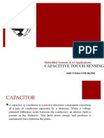 Capacitive Touch Sensing: Embedded Systems & Its Applications