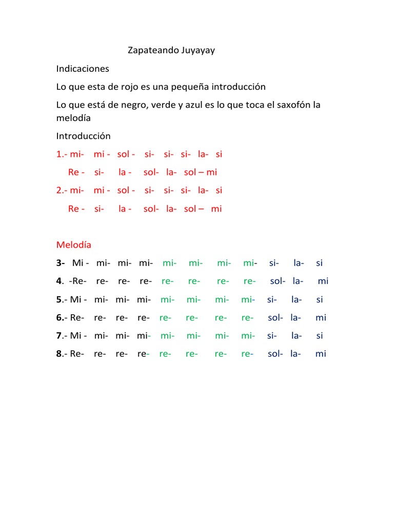 Zapateando Juyayay | PDF