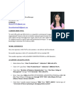 Resume Shreya Bhardwaj