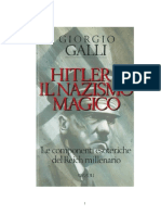 Hitler e Il Nazismo Magico Giorgio Galli