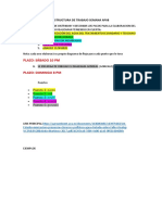 Estructura de Trabajo Semana Nº08