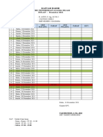 Absensi Desember 2021