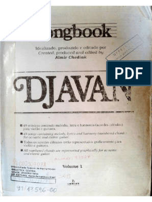 Songbook Djavan Vol 1 PDF Free