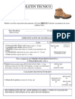 Boletin 180 Botin Brodekin Puntera