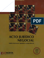 Acto Juridico Negocial