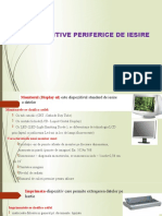 Lectia 7-Dispozitive Periferice de Iesire