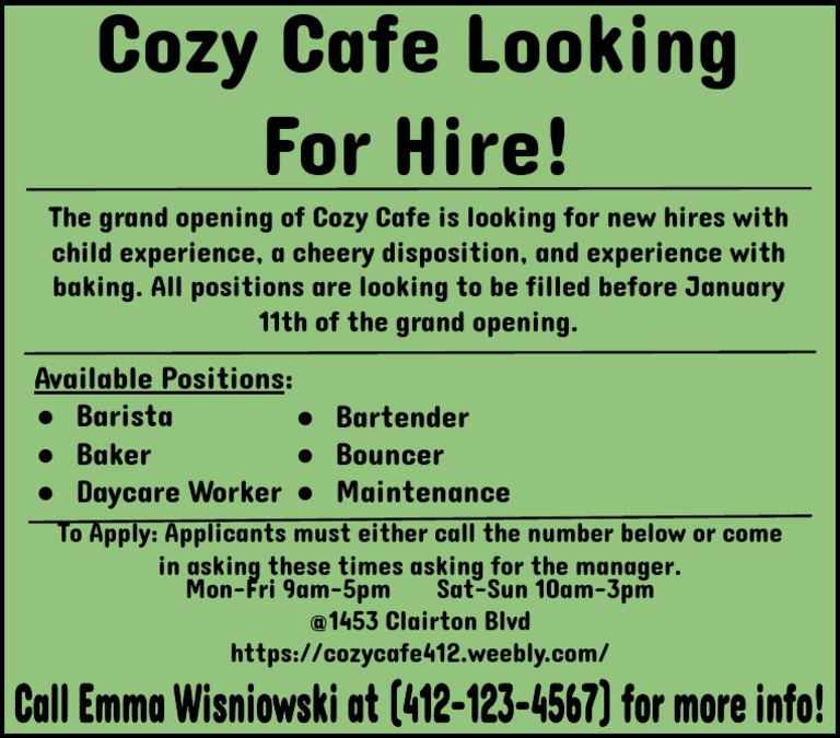 Help Wanted | PDF
