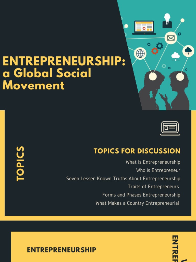 Entrepreneurship A Global Social Movement Pdf Entrepreneurship