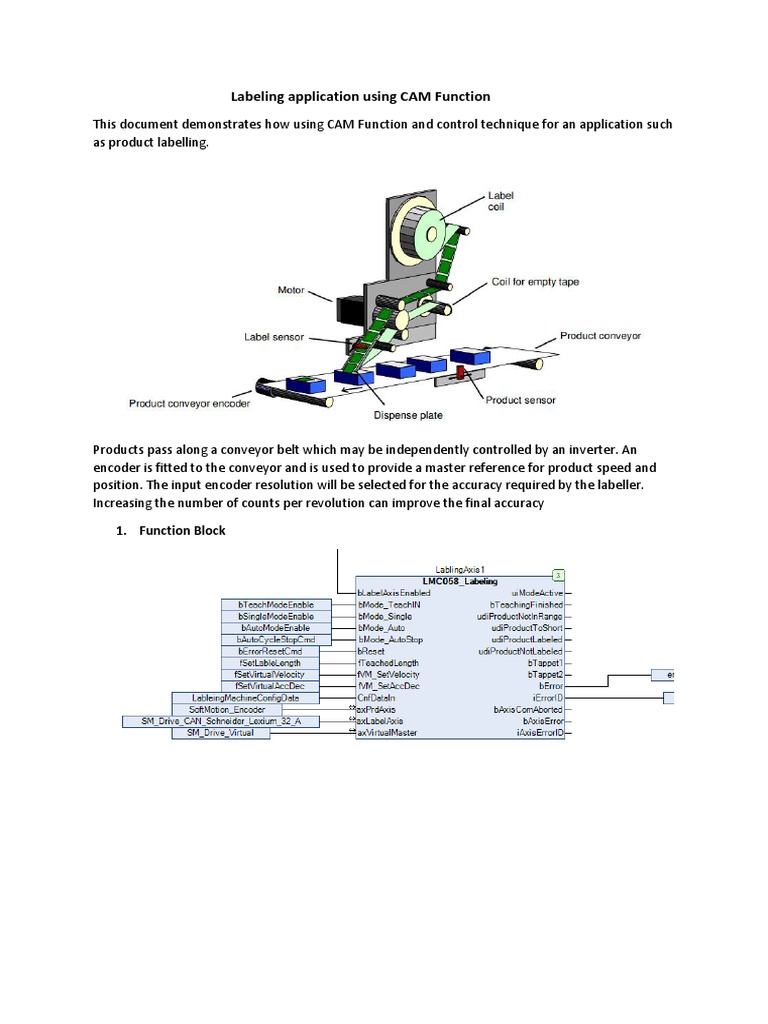 Labeling Application Using CAM Function | PDF | Computers