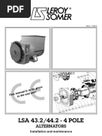 LSA 43.2 & 44.2 Installation & Maintenance Manual