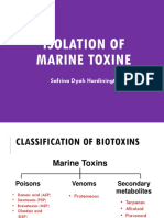 Isolation of Marine Toxine: Safrina Dyah Hardiningtyas