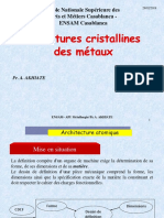Structures Cristallines Des Métaux-2018