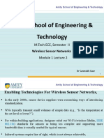 MTech ECE Wireless Sensor Networks Lecture on Enabling Technologies