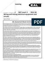 Performing Engineering Operations QPEO2/033N Credit Value: 14 QCF Level: 2 GLH: 64