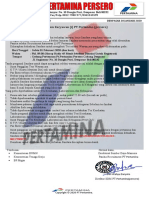 Surat Panggilan & Daftar Peserta Interview Kandidat PT. Pertamina 2020