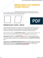 GD&T - Perpendicularity of a Surface