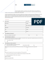 Tax Residency Form: Last Name