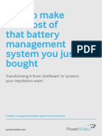 How To Make The Most of That Battery Management System You Just Bought