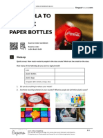 Coca Cola To Produce Paper Bottles British English Teacher BW