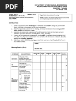 Department of Mechanical Engineering Polytechnic Sultan Haji Ahmad Shah Kuantan, Pahang DJJ 30122-CAD