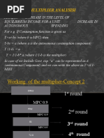 Multiplier and IS-LM Model