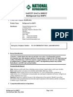 Safety Data Sheet Refrigerant Gas R407C