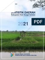 Statistik Daerah Kabupaten Hulu Sungai Selatan 2021