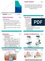 BMM3643 Chp 4 Material Removal Processes (Fundamentals of Machining)