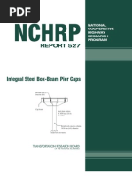 NCHRP RPT Integral Steel Box)