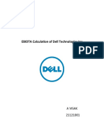 EBIDTA Calculation of Dell Technologies Inc