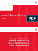 Raymond - Corporate Presentation - July 20 - INR
