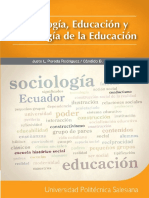 Sociologia, Educacion y Sociologia de La Educacion