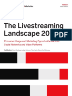 The Livestreaming Landscape 2021: Consumer Usage and Marketing Opportunities Across Social Networks and Video Platforms