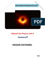 Hasan Sayginel: Edexcel IAL Physics Unit 6