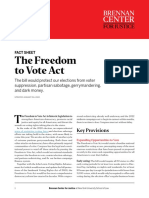 The Freedom To Vote Act