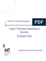 Chapter 2: Performance Characteristics of Instruments by Sintayehu Challa