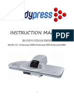 535 Manual For HD Ironing Presses English