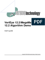 Verieye 12.2/megamatcher 12.2 Algorithm Demo: User'S Guide