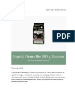 Espelta Grano Bio 500 G Ecosana: Descripción