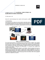 Fabricating Scaffold Structures Using Rapid Prototyping