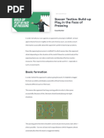 Soccer Tactics - Build-Up Play in The Face of Pressing - Coachbetter