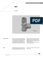 Pressure Relief Valve: For Unvented (Pressurised) Water Heaters