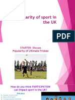 3.popularity of Sport in The Uk