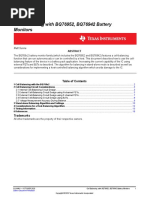 Cell Balancing With BQ76952, BQ76942 Battery Monitors: Application Report