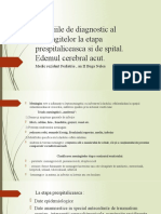 Criterii de Diagnostic Al Meningitelor