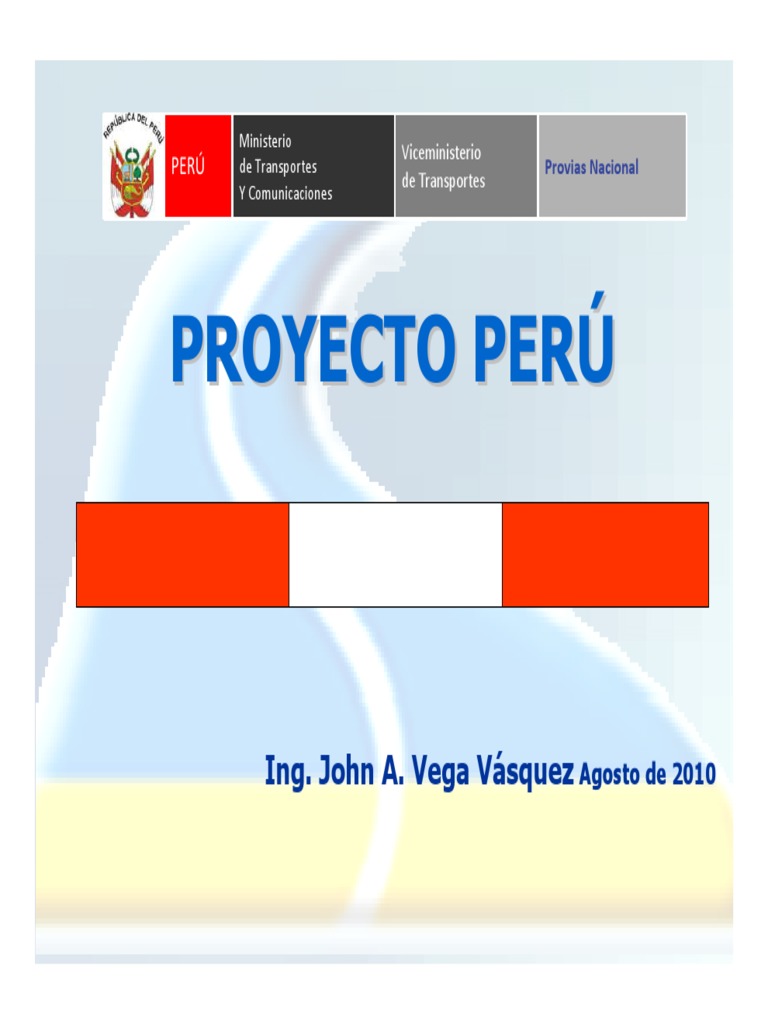 Proyecto Perú | PDF | La carretera | Perú